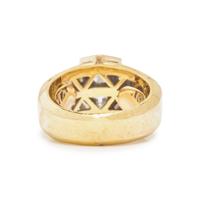 YELLOW GOLD AND DIAMOND RING
