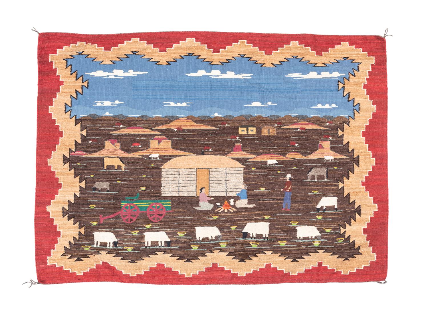 Navajo Pictorial Weaving / Rug
