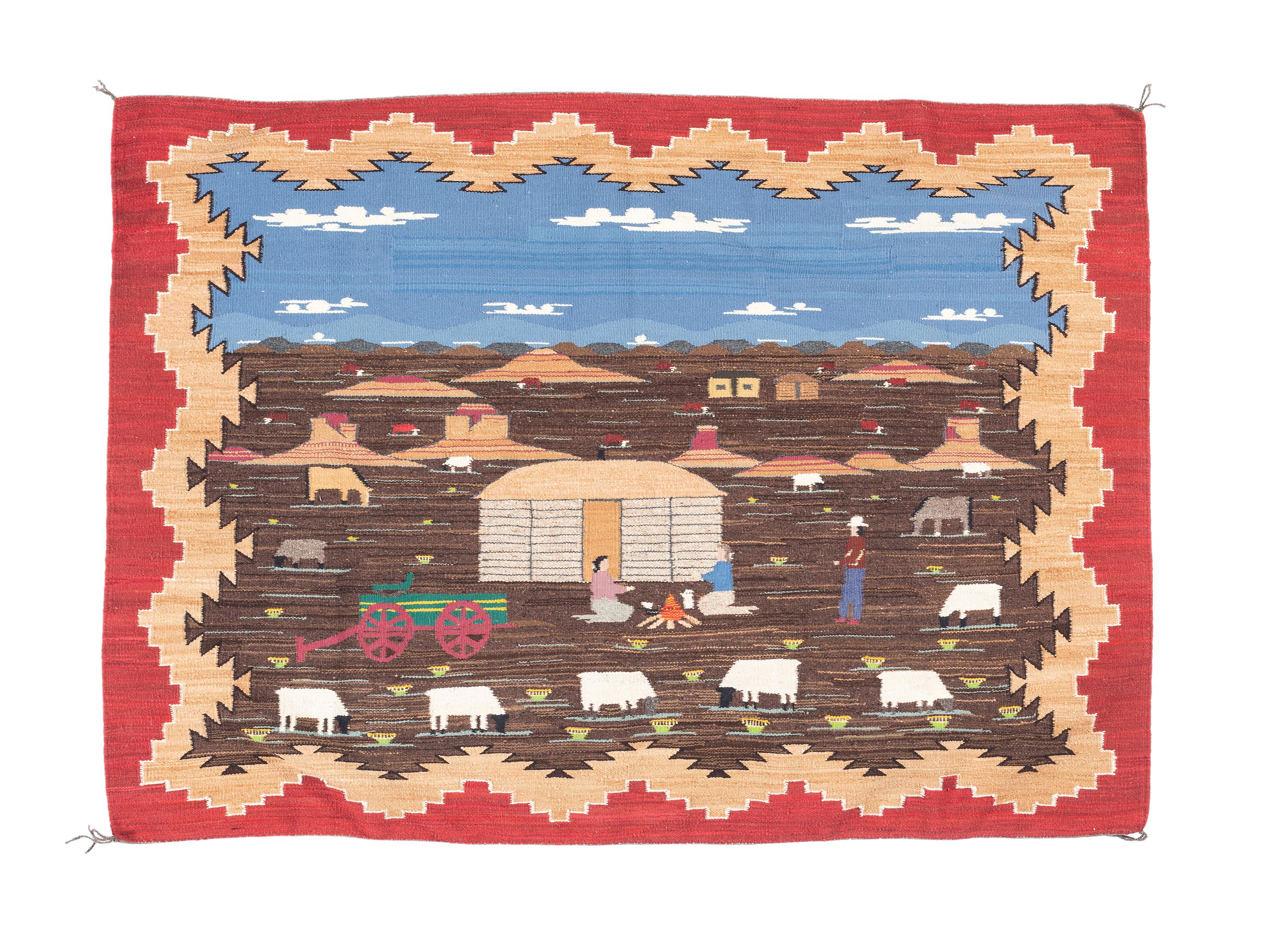 Navajo Pictorial Weaving / Rug