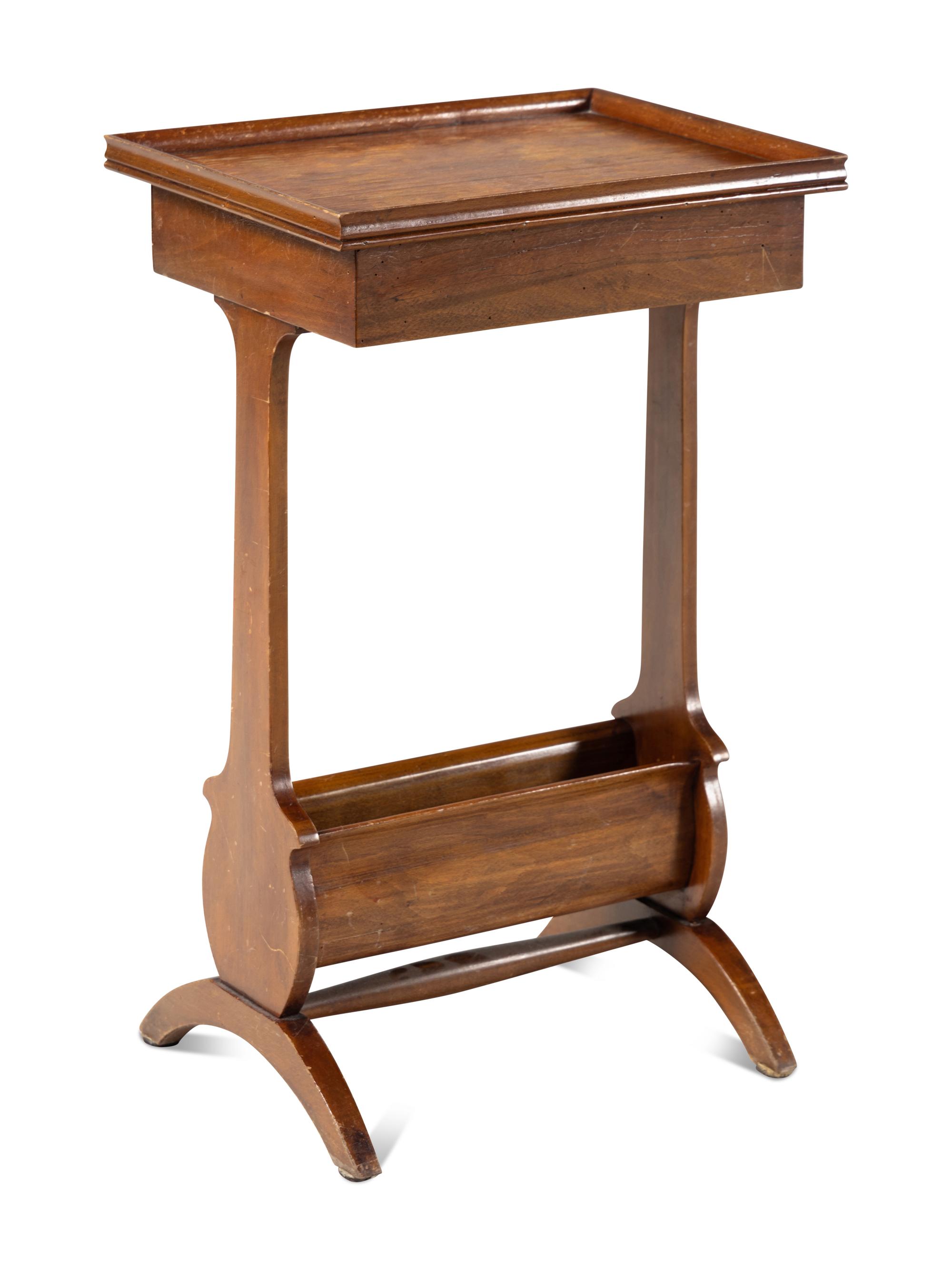 A Continental Fruitwood Work Table