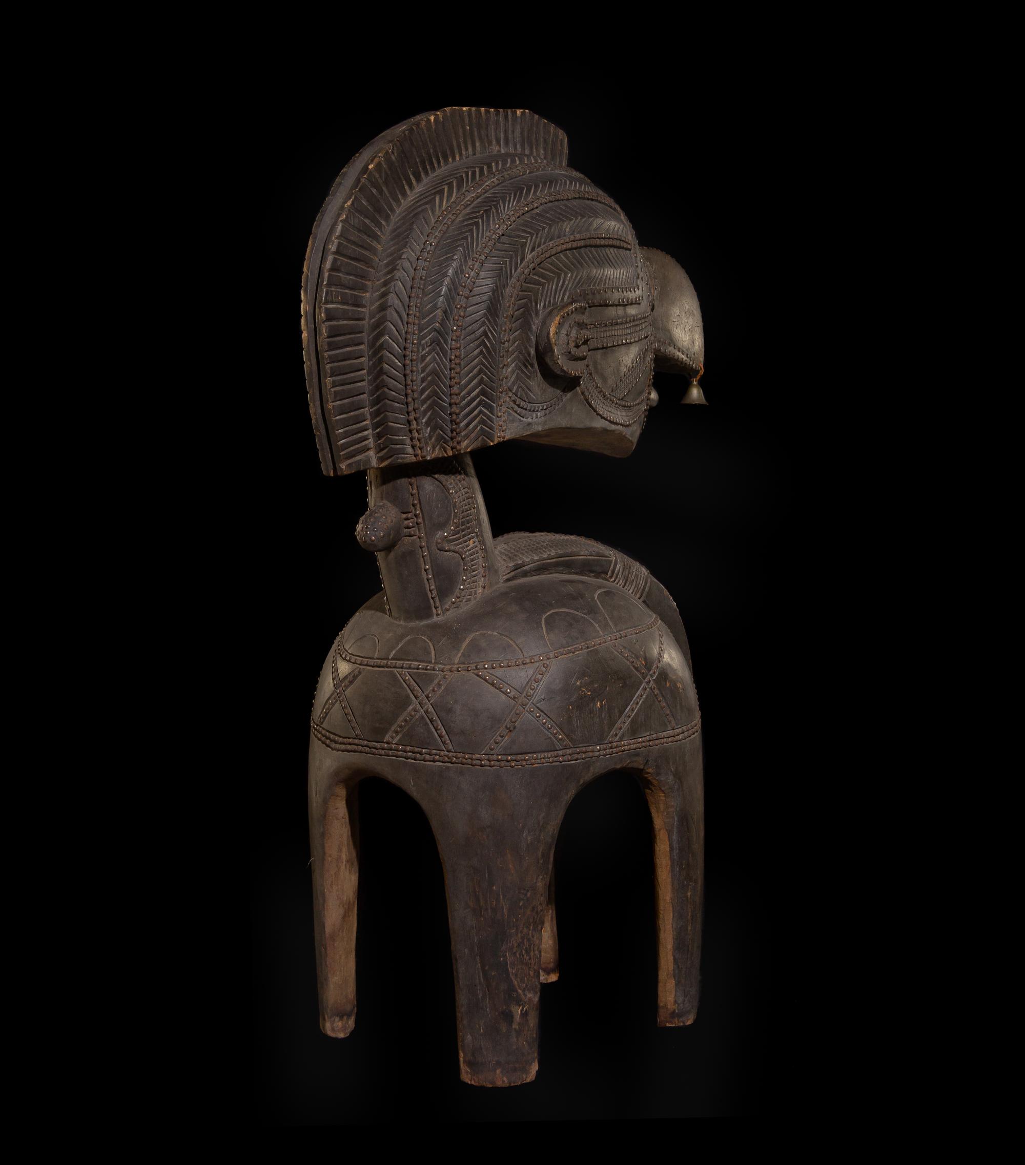 A Baga Wood Nimba Mask or Headdress