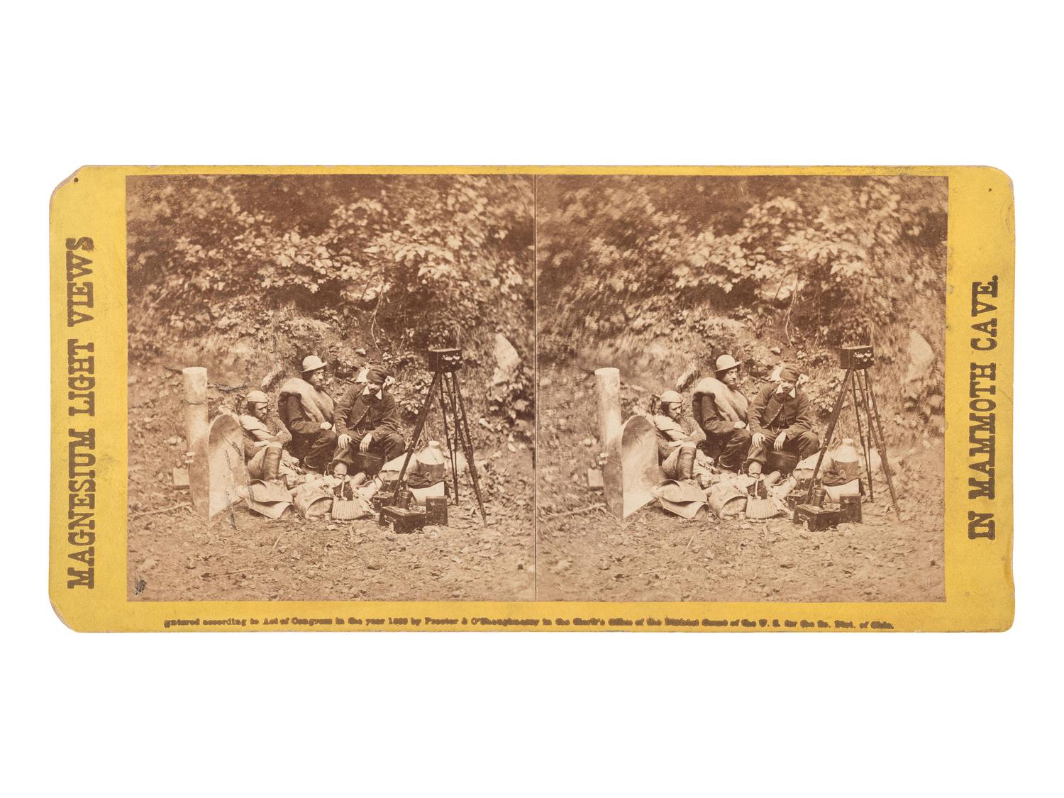 [EARLY PHOTOGRAPHY - MAMMOTH CAVE, KY]. WALDACK, Charles (1828-1882), photographer. A set of 42 stereoviews of Mammoth Cave, Kentucky. Cincinnati, OH, 1866.