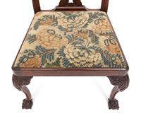 A Pair of George III Mahogany Side Chairs