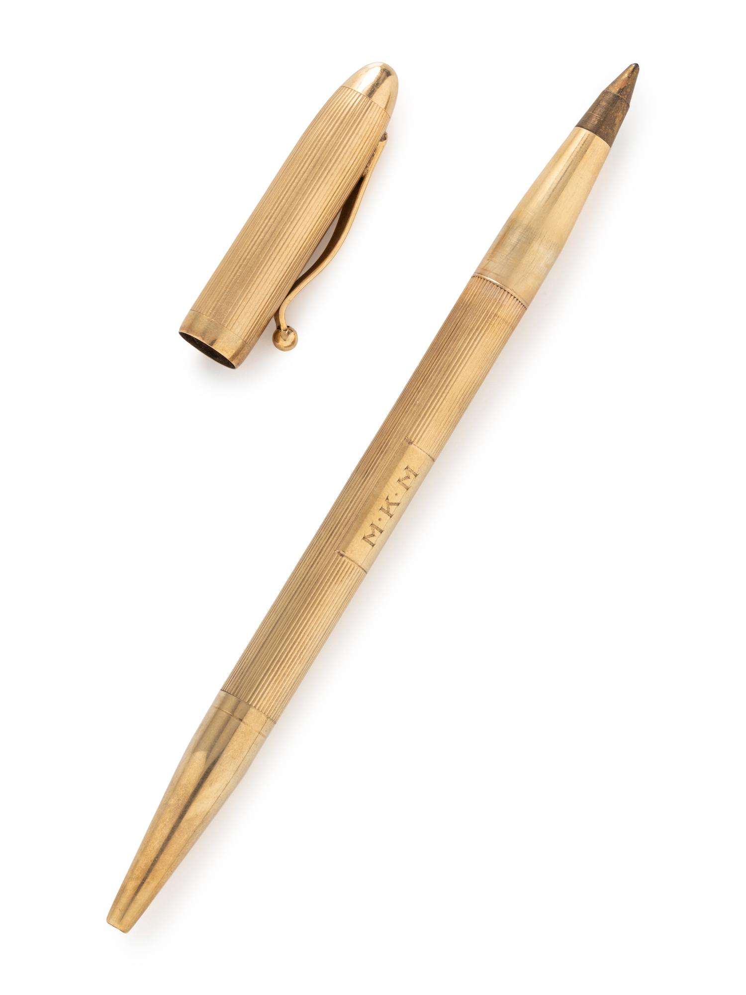 TIFFANY & CO., YELLOW GOLD PEN