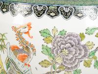 A Chinese Export Famille Verte Porcelain Fishbowl