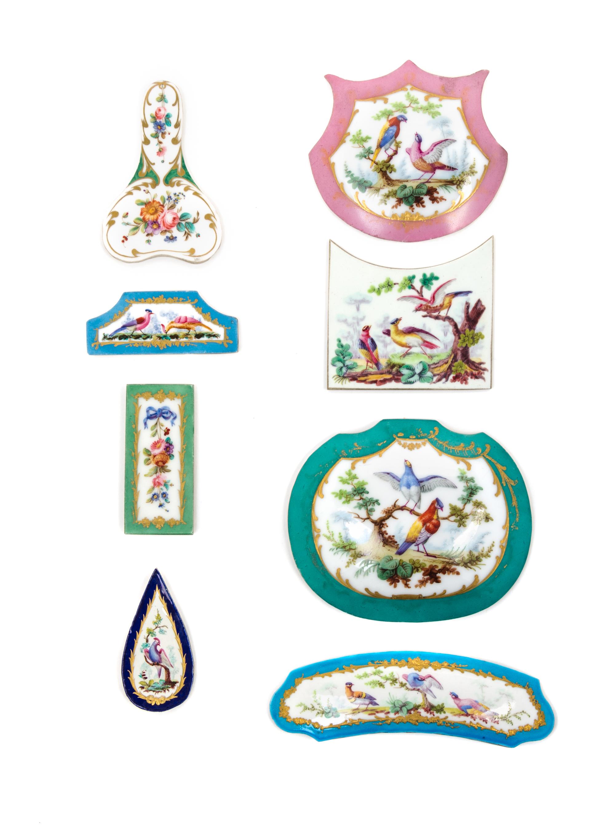 A Collection of Twenty-Three Sevres Style Porcelain Plaques Width of widest 5 inches. — 19TH/20TH CENTURY