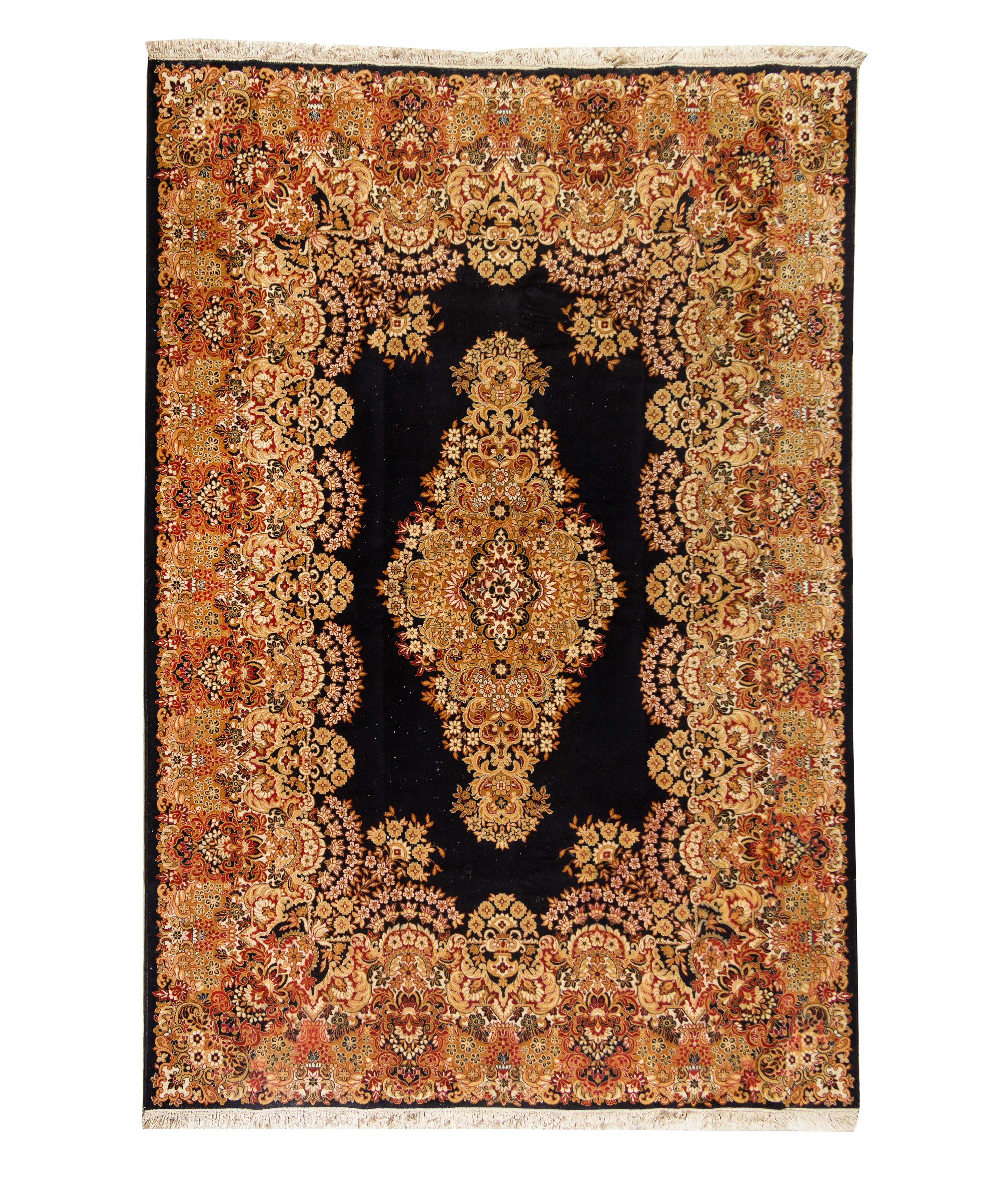 A Kirman Style Wool Rug