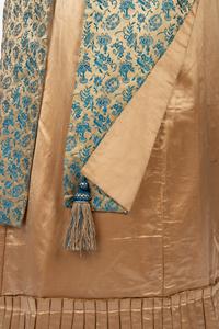 Silk Two-Piece Bustle Dress, 1880s