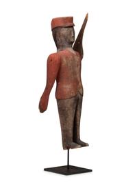 A Carved and Painted Wood Whirligig