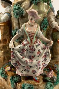 A Meissen Porcelain Figural Group