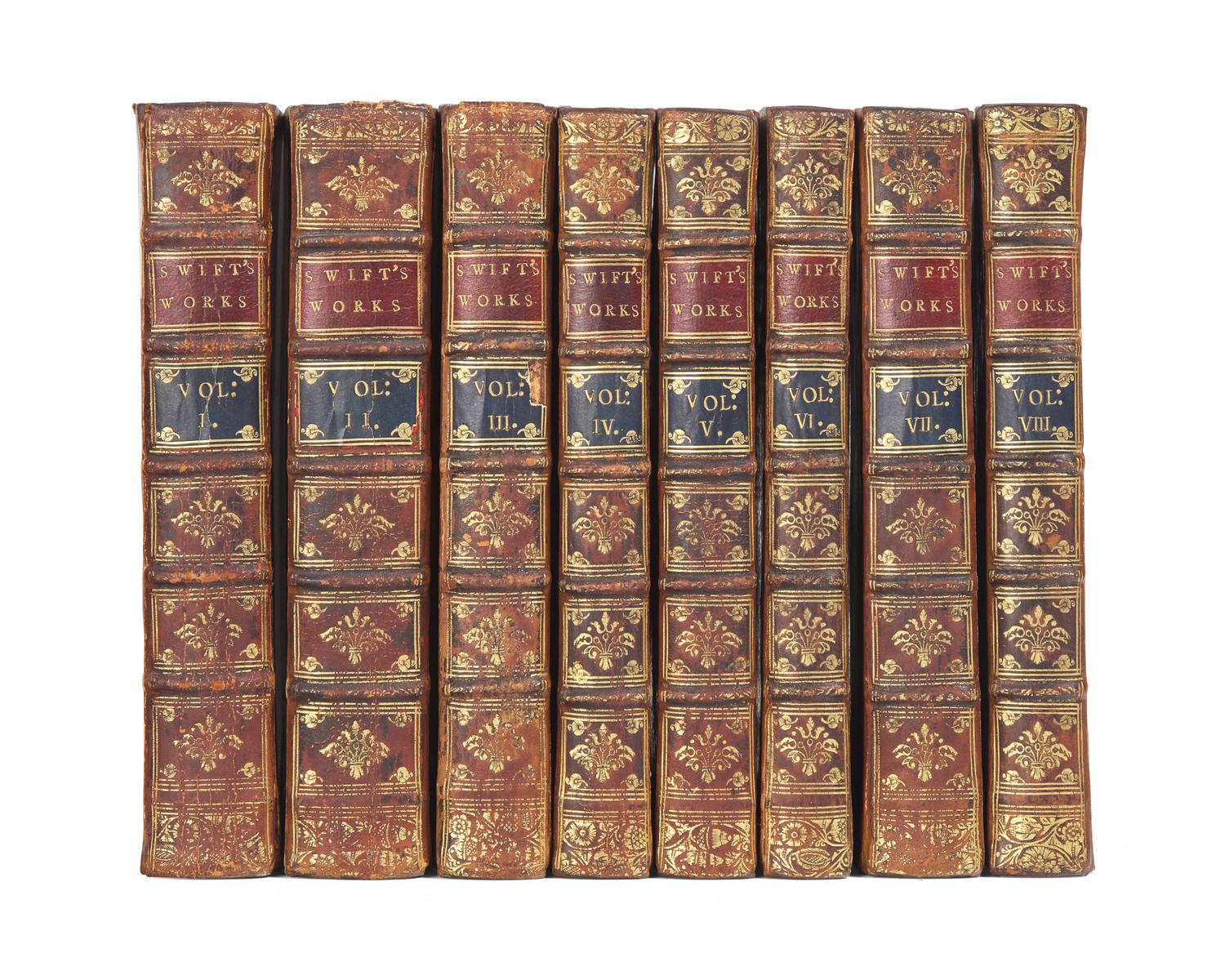 SWIFT, Jonathan (1667-1745). Works. Edited by John Hawkesworth. London: Printed for C. Bathurst, C. Davis, et al., 1754-65.