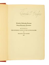 [US SUPREME COURT]. A group of autographs of US Supreme Court Justices, incl. photograph signed by all nine justices in 1935.