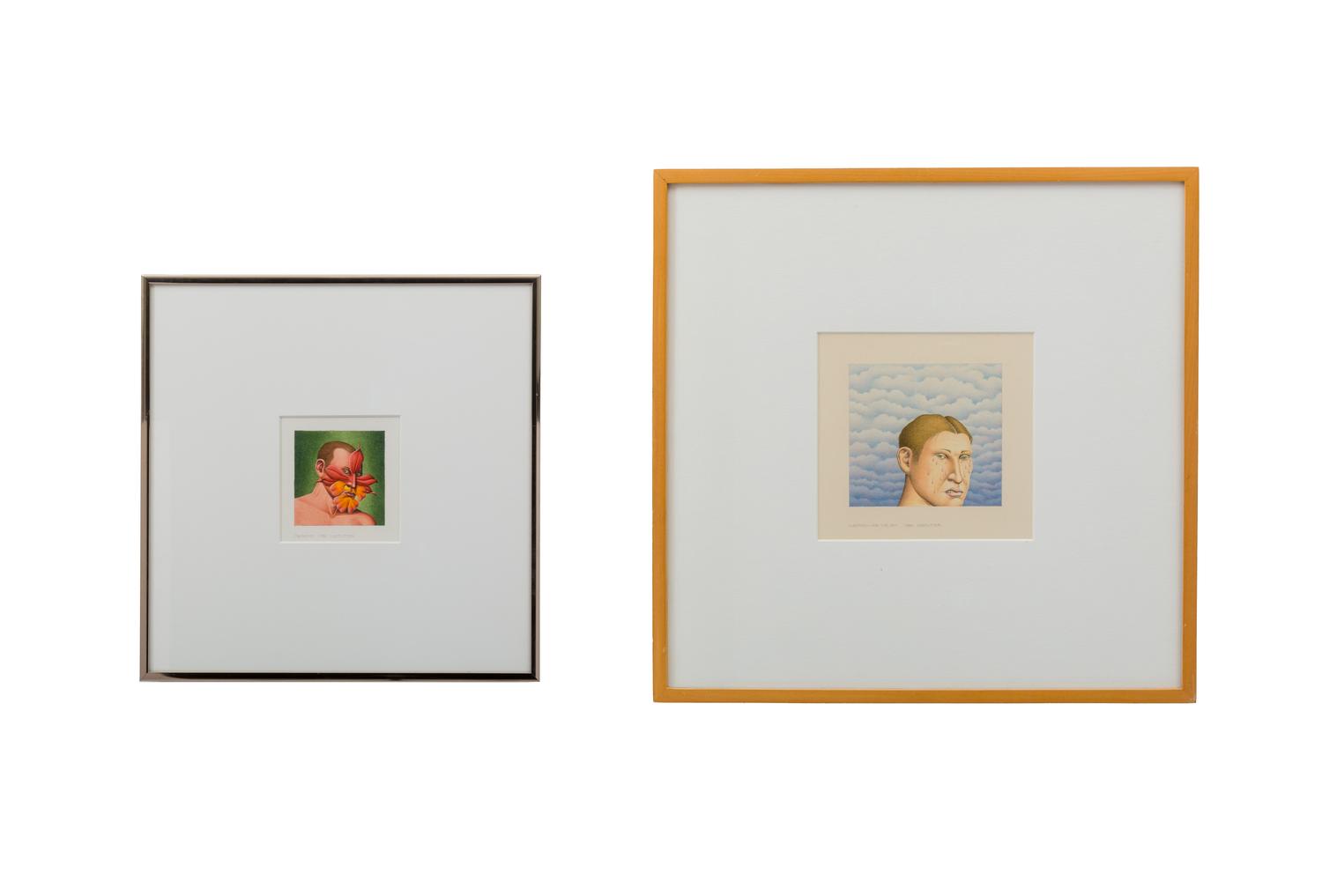 Calanthe, 1980 and Weeping for the Sky, 1980 (a pair of works)