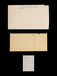 A Cy Young Signed Autograph Cut (JSA Letter),