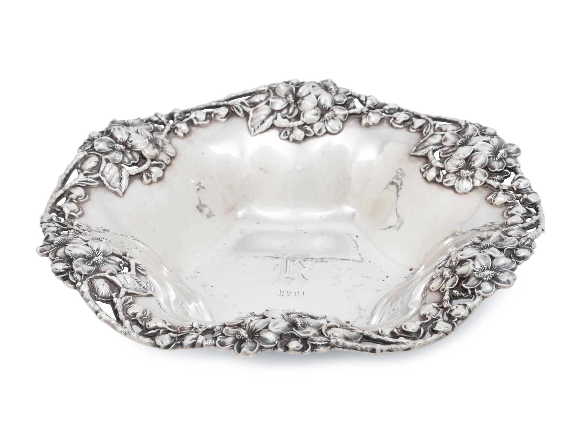 An American Art Nouveau Silver Bowl