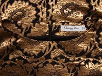 Christian Dior by John Galliano , Gold Brocade Cocktail Dress, 2009
