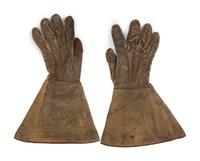 Civil War soldier's gauntlets.