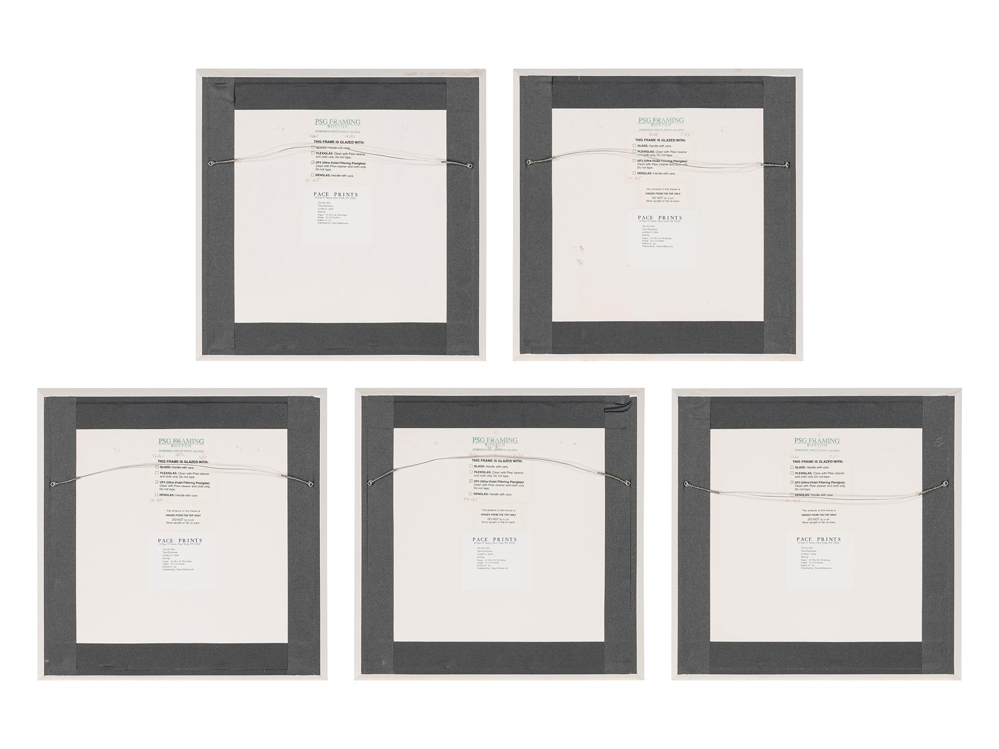 Untitled 1-V (complete set of 5), 2004
