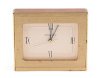 A Tiffany & Co. Desk Clock Height 6 inches. — 20TH CENTURY