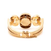 RETRO, YELLOW GOLD, SAPPHIRE AND DIAMOND SURPRISE WRISTWATCH