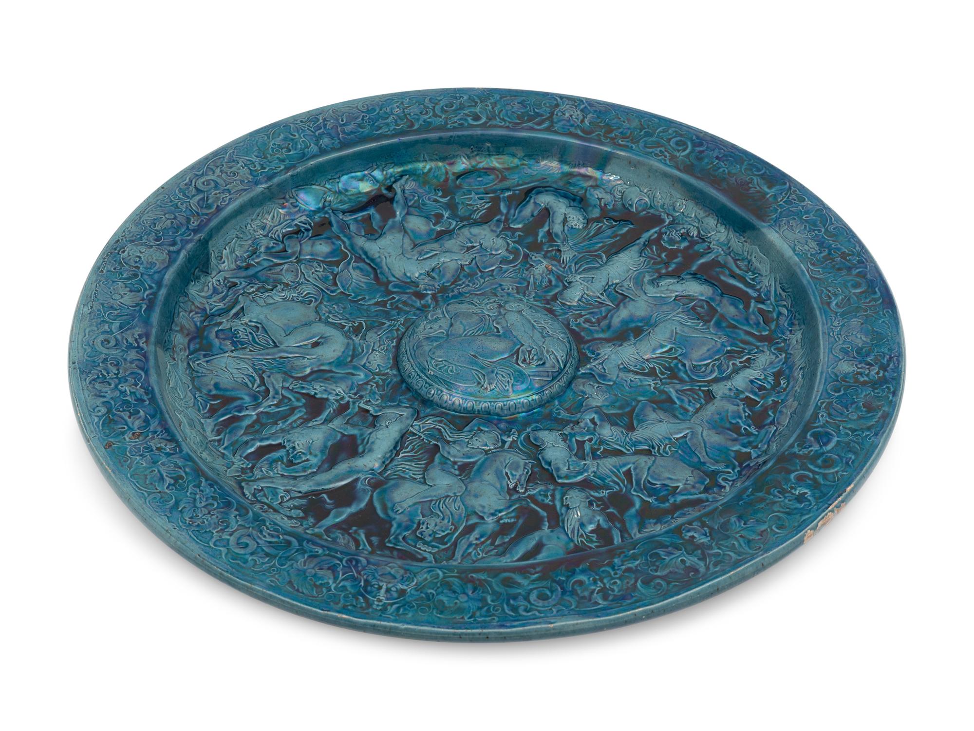 A Continental Majolica Charger