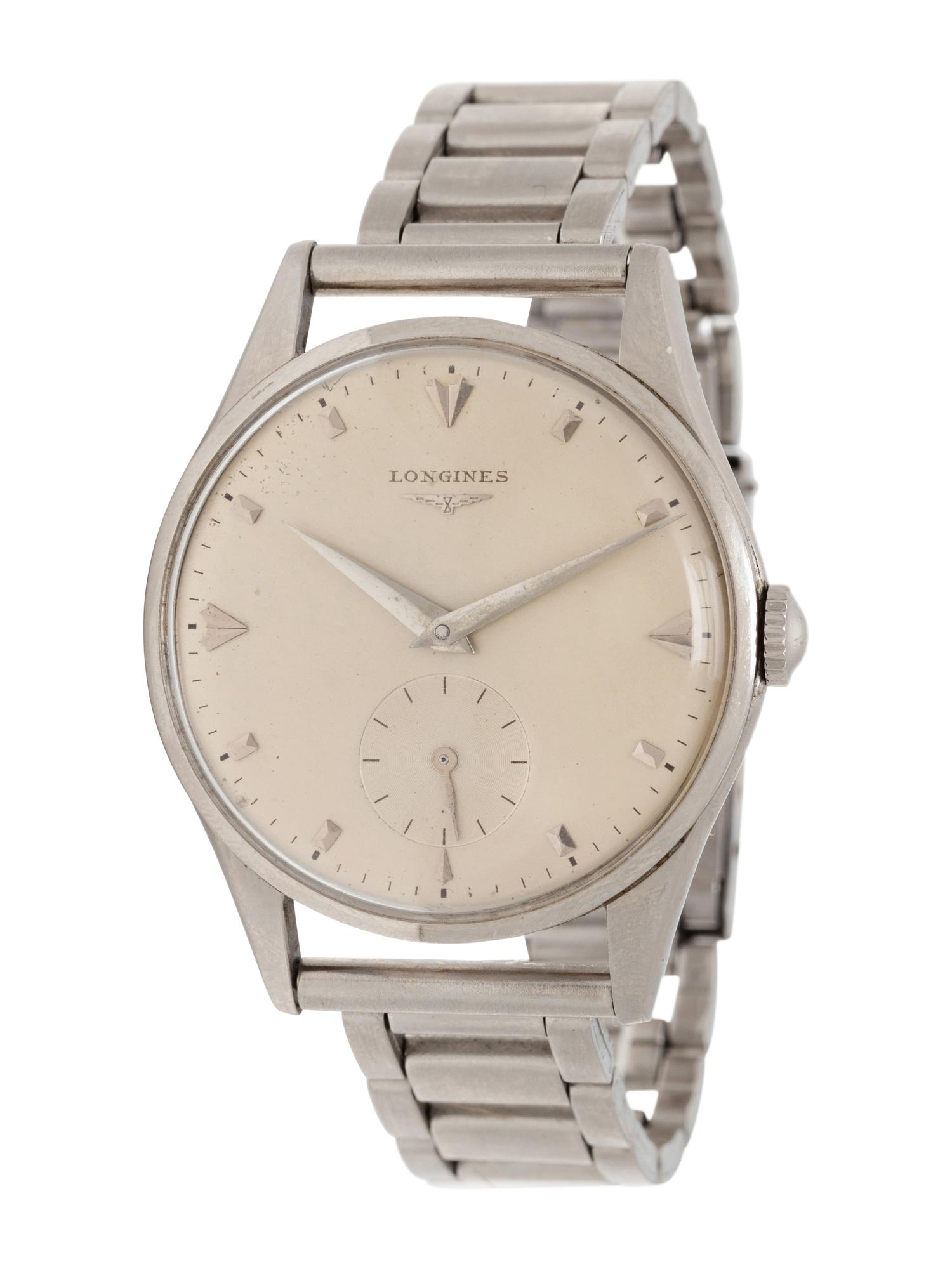 LONGINES, REF. 7135 STAINLESS STEEL WATCH