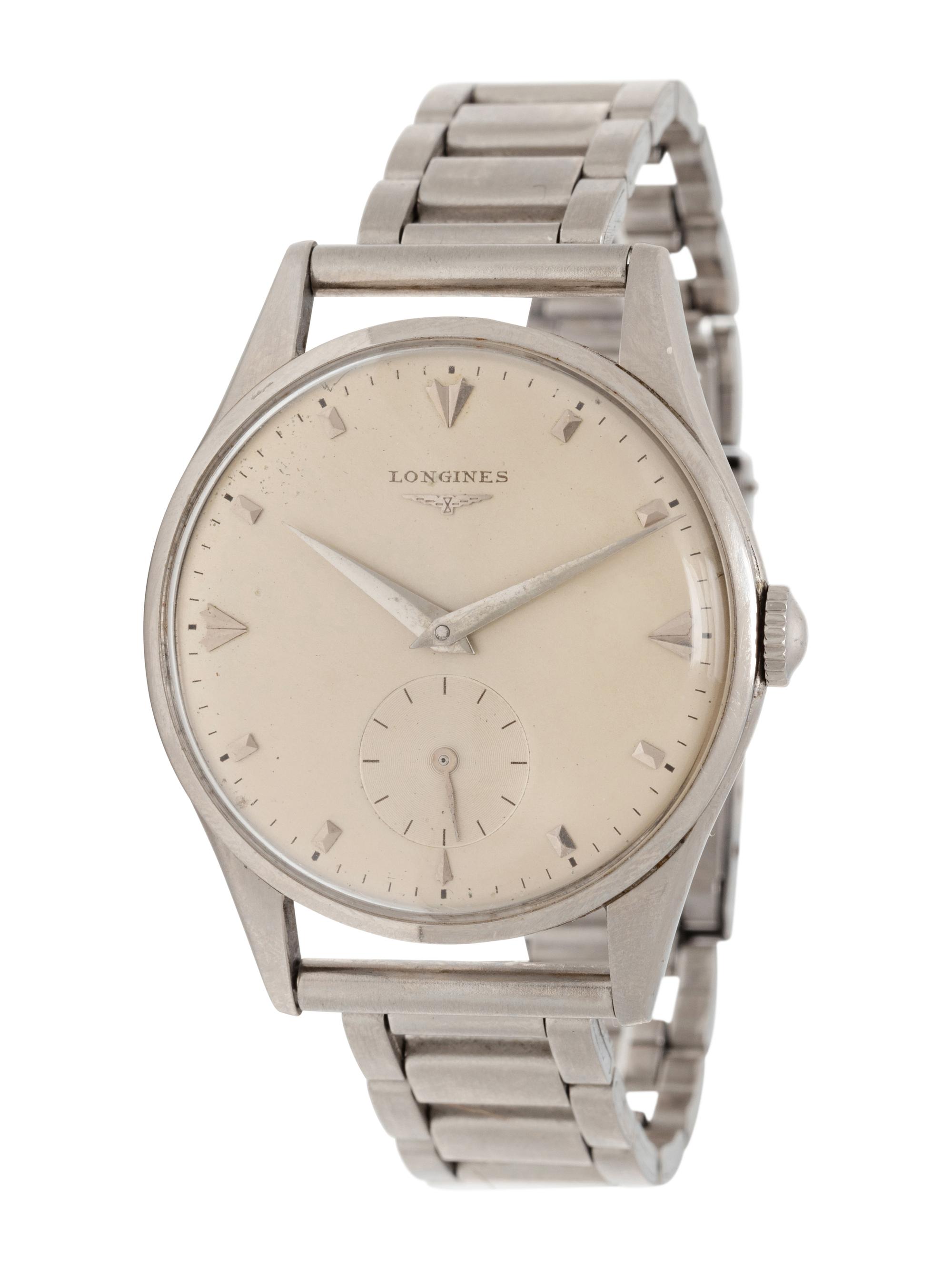 LONGINES, REF. 7135 STAINLESS STEEL WATCH