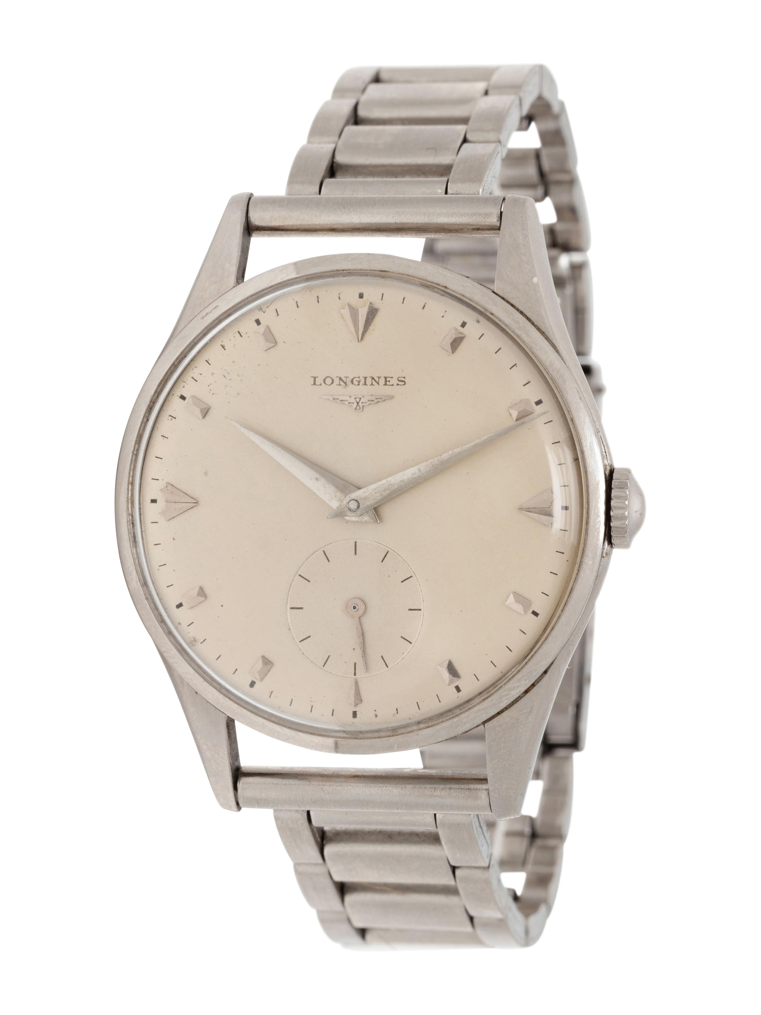LONGINES, REF. 7135 STAINLESS STEEL WATCH