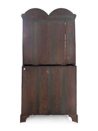 A George I Walnut Bureau Cabinet