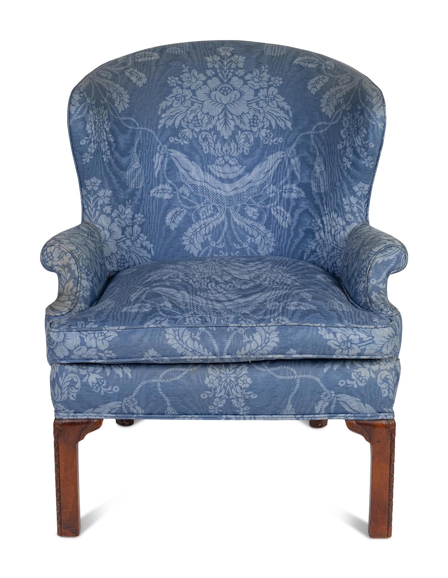 A Georgian Style Upholstered Armchair