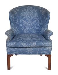 A Georgian Style Upholstered Armchair