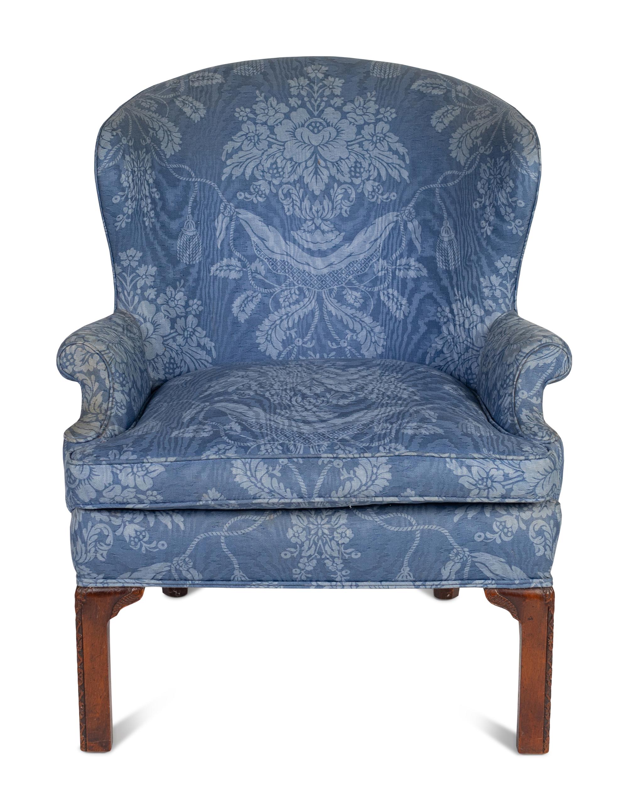 A Georgian Style Upholstered Armchair