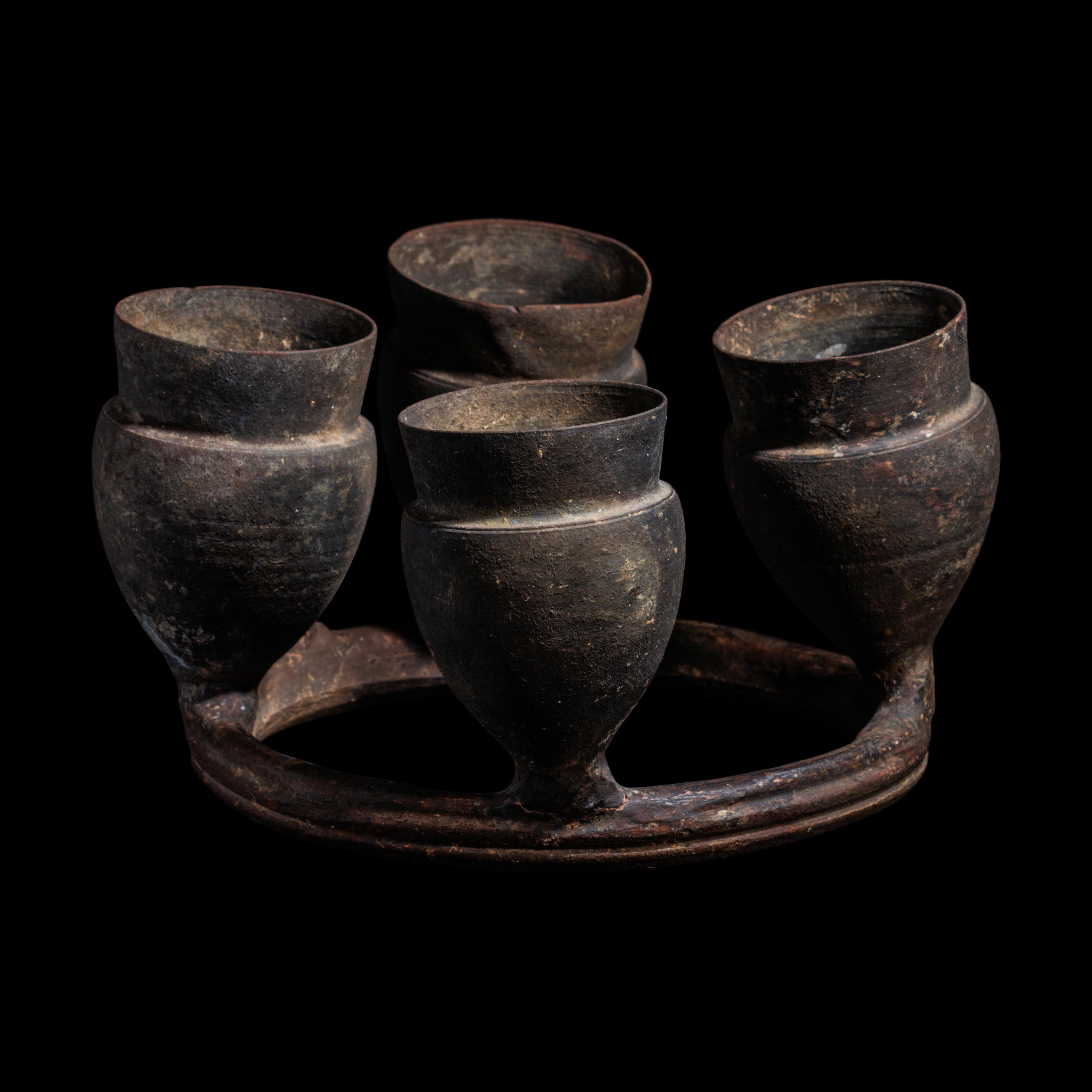 A Minoan or Mycenaean Terracotta Kernos