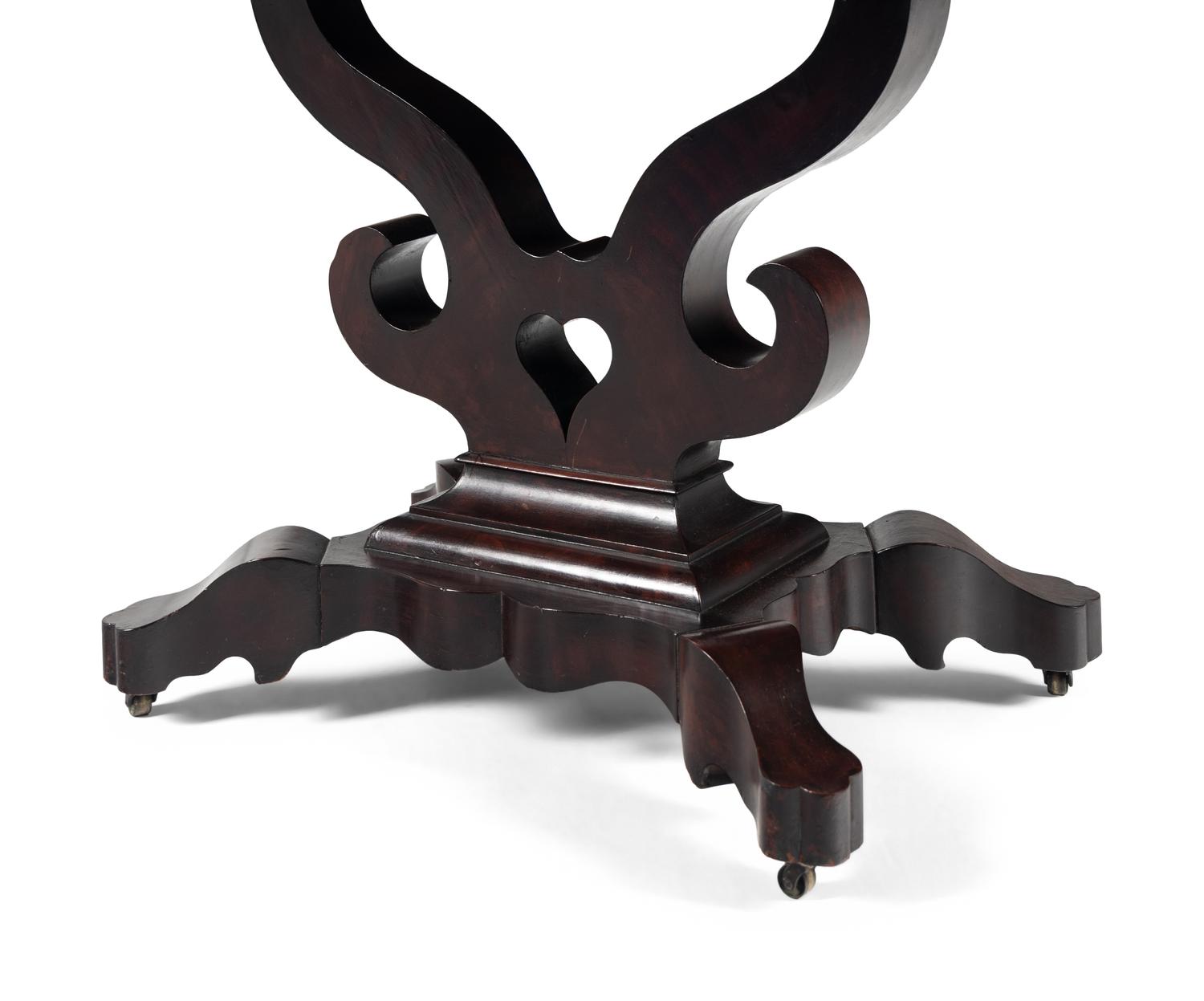 A Classical Mahogany Flip-Top Table
