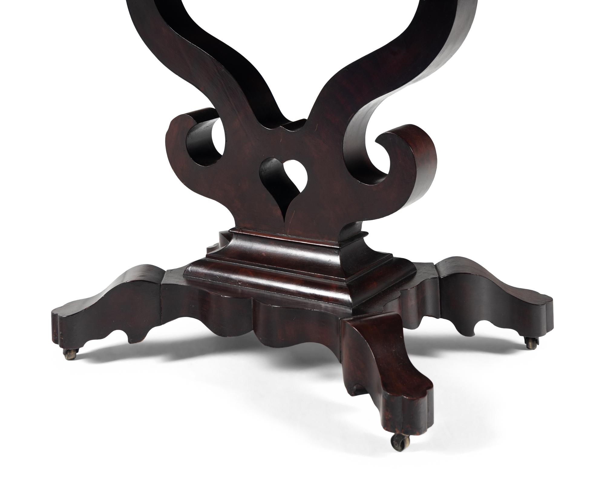 A Classical Mahogany Flip-Top Table