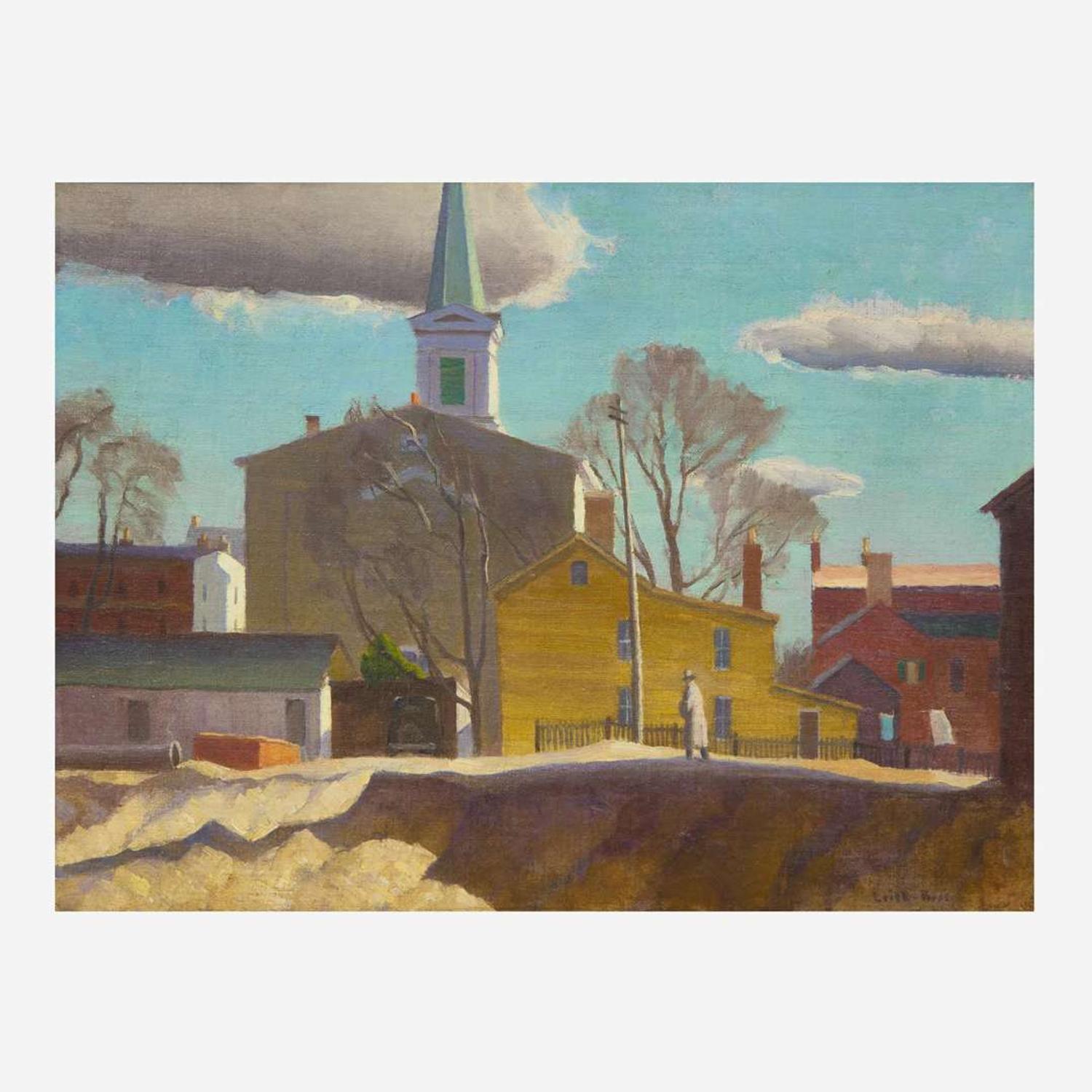 Harry Leith-Ross (American, 1886–1973) Lambertville (View from the Canal)