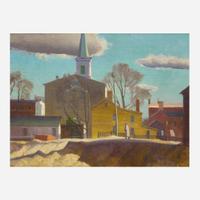 Harry Leith-Ross (American, 1886–1973) Lambertville (View from the Canal)