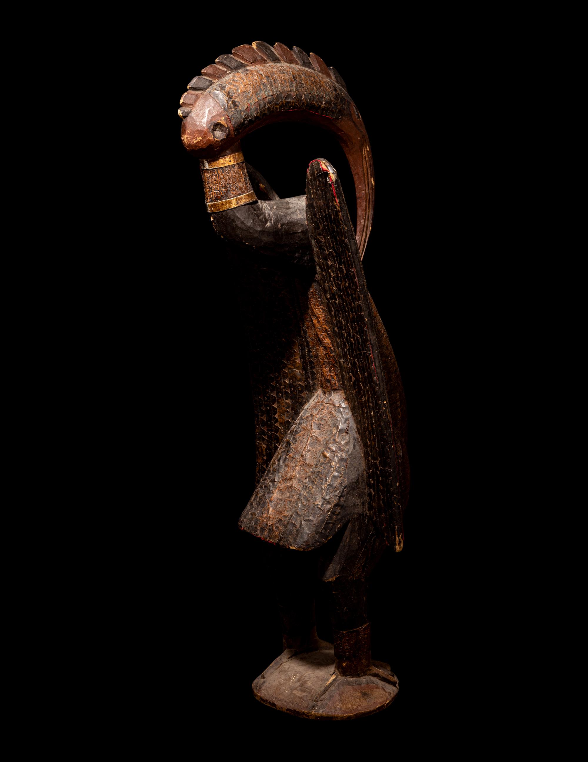 A Senufo Wood Bird Figure