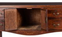 A Fine Federal Leafy-Vine Inlaid Mahogany Diminutive Sideboard