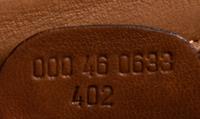 Gucci Brown Lizard Handbag with Bamboo Handle