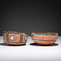 Ancestral Pueblo, Four Mile Polychrome Pottery Bowls