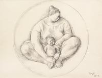 Francisco Zúñiga, (Mexican, 1912-1998), Untitled, 1972
