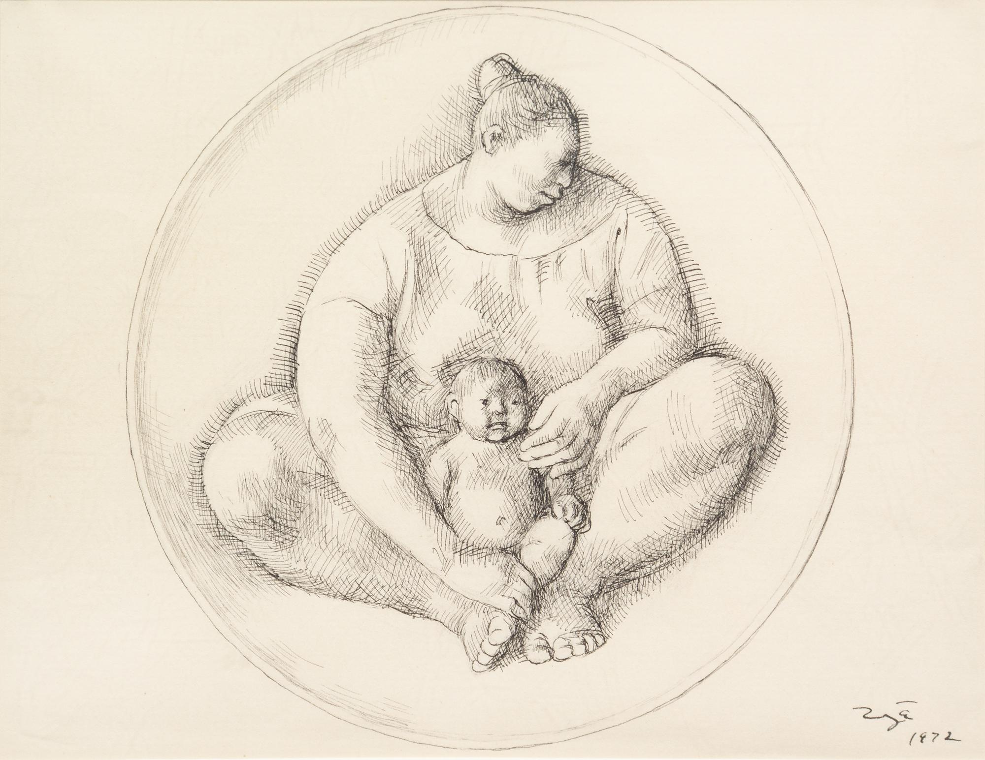 Francisco Zúñiga, (Mexican, 1912-1998), Untitled, 1972