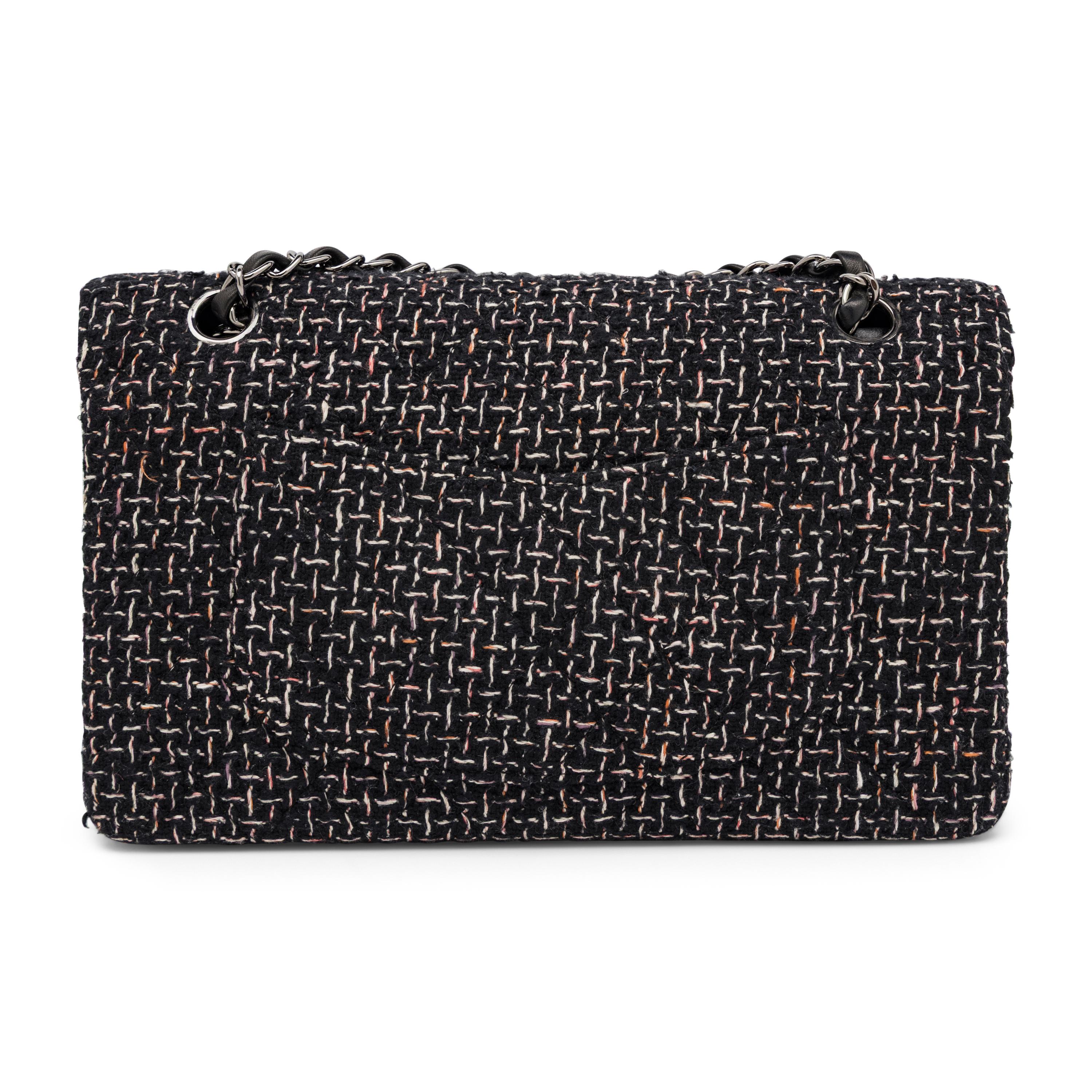Chanel, Medium Classic Double Flap in Quilted Tweed, Limited Edition