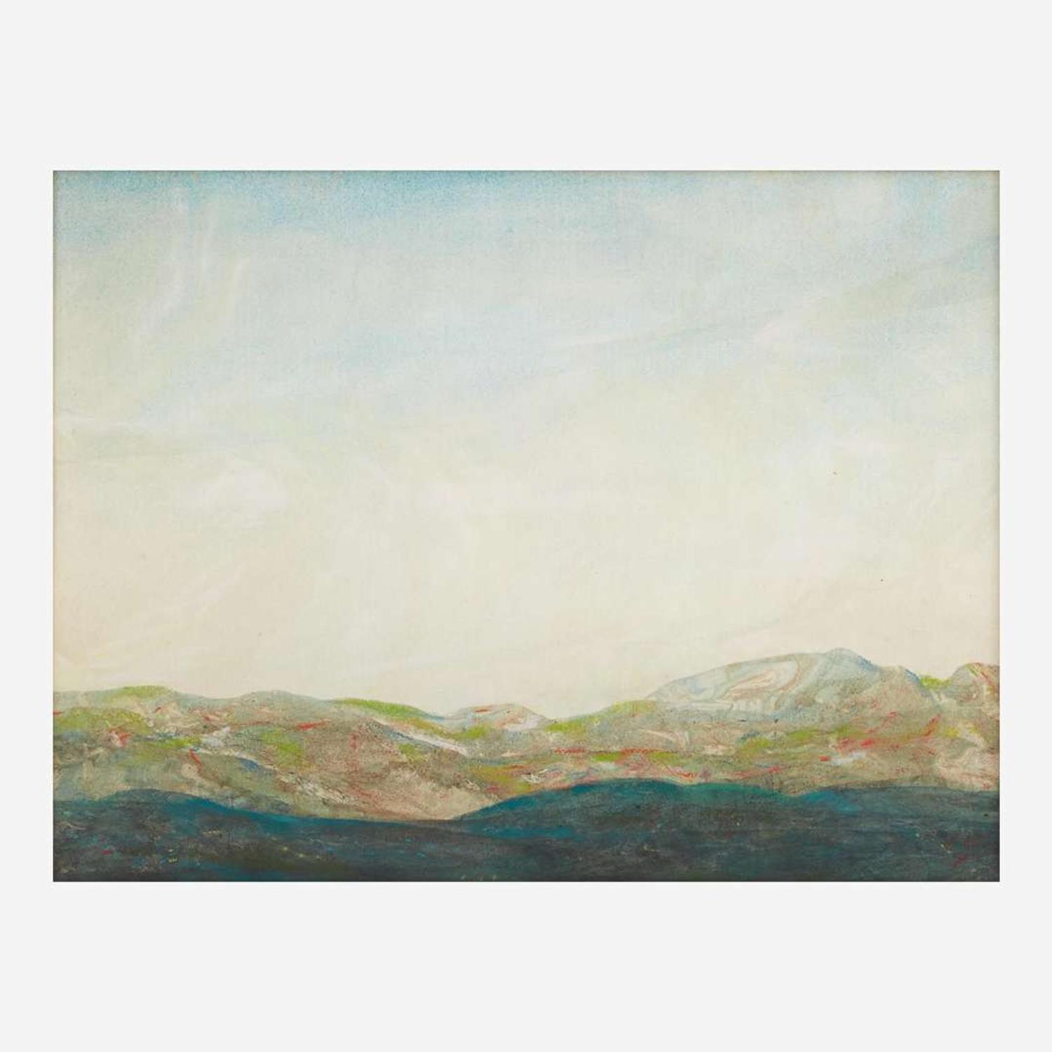 Wilson Henry Irvine (American, 1869–1936) Blue Mountain; together with three companions