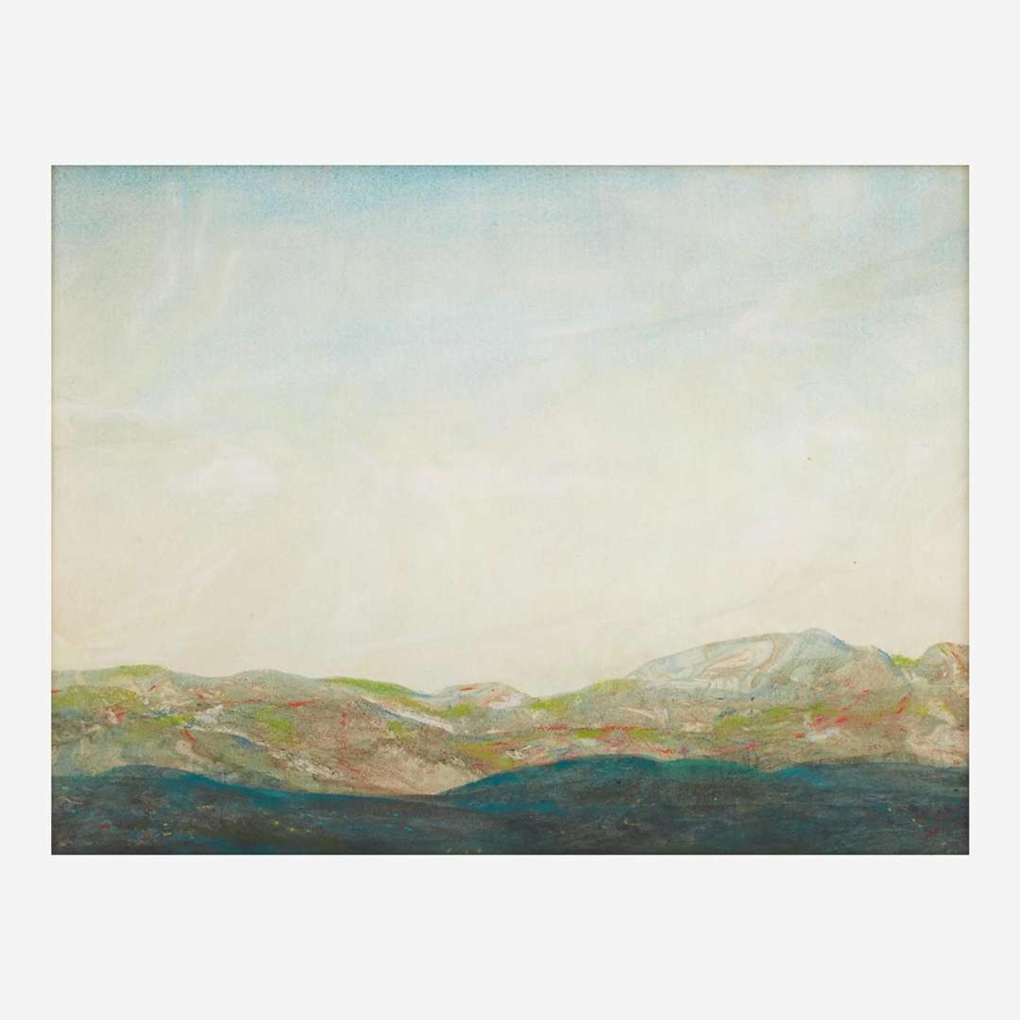 Wilson Henry Irvine (American, 1869–1936) Blue Mountain; together with three companions