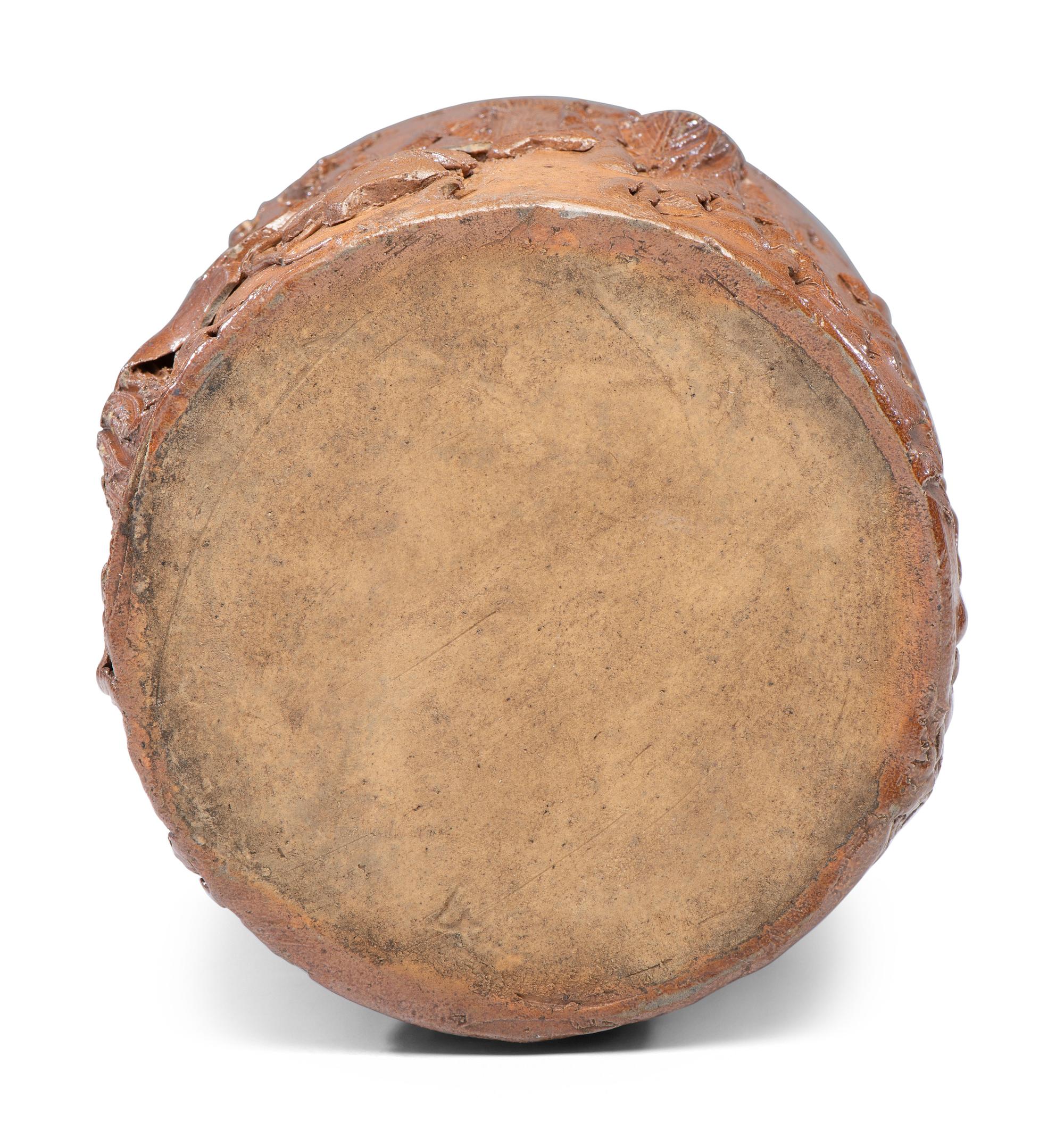 A Rare Stoneware Sugar Canister