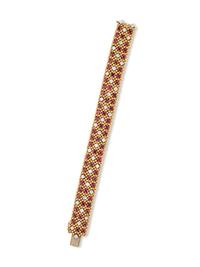 TIFFANY & CO., DIAMOND AND RUBY BRACELET