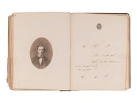 [EARLY PHOTOGRAPHY]. Trio of Yale albums, dated 1856, 1860, & 1868, ft. individual and group portraits, scenes around campus, and inscriptions from classmates incl. many soldiers.