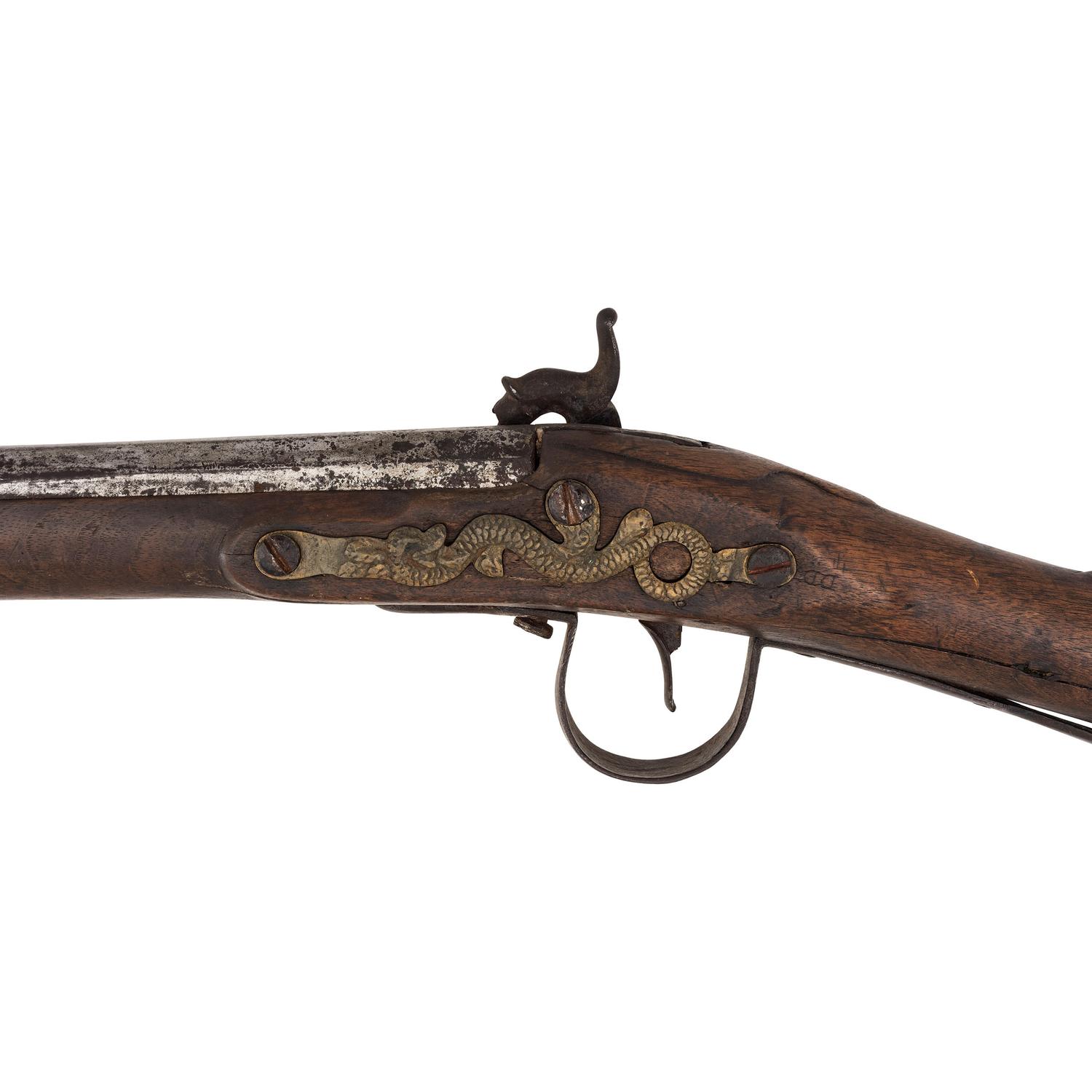 Percussion Altered British Board of Ordnance Marked Northwest Trade Gun by Morris